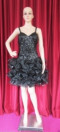 M11 Black Powerful Lady Style Showgirl Dress   1X