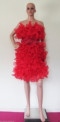 M37 Red Nymphs Puberty Showgirl Dress