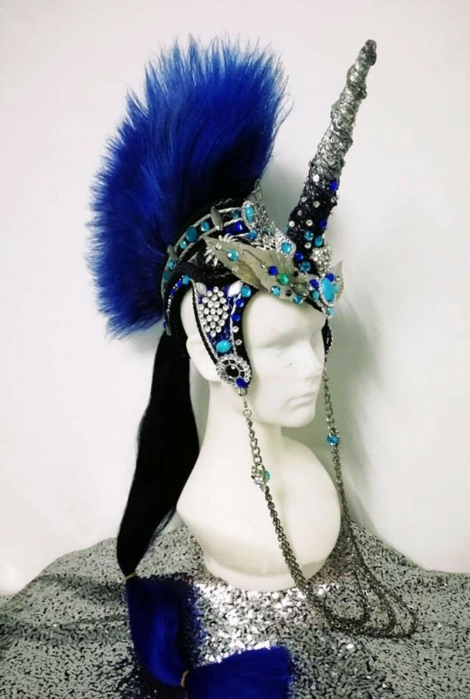 Details about   Da NeeNa WMM Mohawk Drag Queen Dress Cabaret Showgirl Headdress 