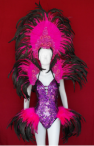 Y Feather Costume Showgirl Headdress