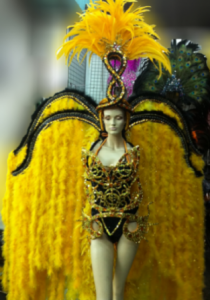 C0003 Feather Rio Costume Set