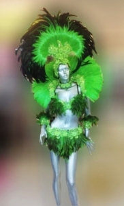 C0272 Carnival Rio Feather Showgirl Headdress Costume