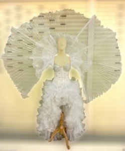 C523 Flying White Angel  Costume Set