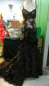 M567 Black Widow Showgirl Dress