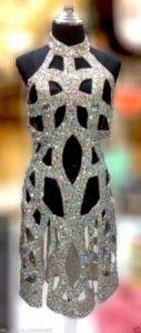 M15013 Spider GIrl Crystal Showgirl Dress