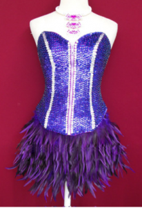 PF Feather Showgirl Dress