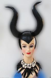 H157 Little Devil Princess Showgirl Maleficent Angelina Jolie Showgirl Headdress