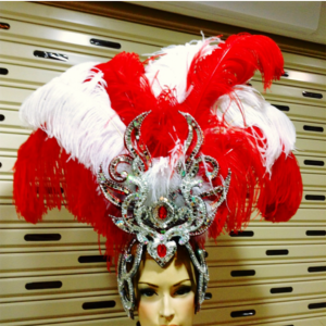 C709H Pretty Bird Ange Showgirl Headdress