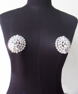 J032 Showgirl Crystal Nipple Pasties