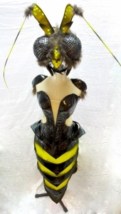 HUT Ant Man Bug Insect Bee Showgirl Headdress Angel Wings Costume Set
