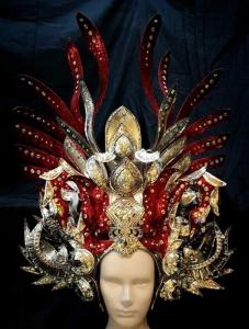 HUT H780 Seaweed Asian Princess Showgirl Headdress