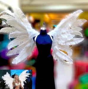 B803 Victoria Secret feather Angel Wings Shoulder Pieces