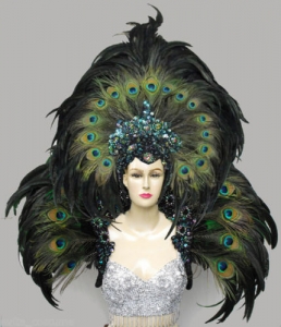 MUL Peacock Backpiece Headdres