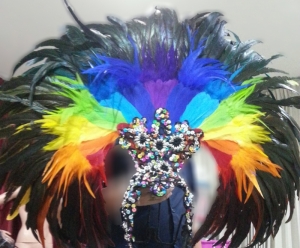 RB2 Rainbow Showgirl Headdress