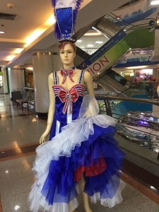 Can Can M052 Paris Dancer Showgirl Dress Costume Set