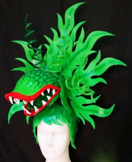 H971 HUT Monster Dragon Insectivorous Plant Headdress