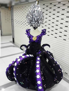 HUT C1067 Squid Octopus Devil Headdress Costume Set