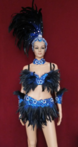 FTR Carnival Brazilian Rio Carnival Samba Dance Costume  Parade Showgirl Headdress Costume Set