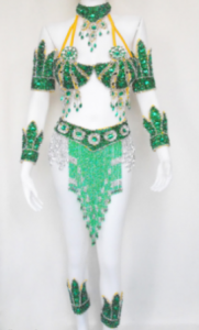 L004 Carnival Brazilian Rio Carnival Samba Dance Costume Warrior Princess Costume